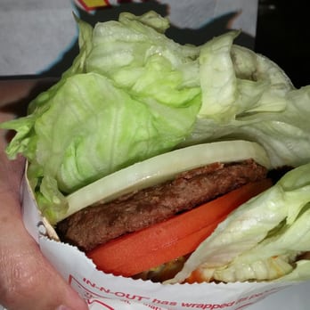 In-N-Out Burger - Protein style hamburger no spread, ketchup and mustard - 240 calories only! - Fast Food Near Me - Riverton, Utah In-N-Out Burger - Protein style hamburger no spread, ketchup and mustard - 240 calories only! - Fast Food Near Me - Riverton, Utah