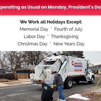 Apex Waste Solutions - Holiday Schedule - Utilities Near Me - Colorado Springs, Colorado Apex Waste Solutions - Holiday Schedule - Utilities Near Me - Colorado Springs, Colorado