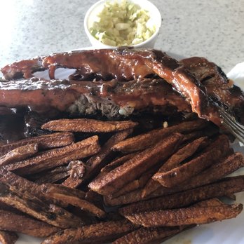 Jay's Southern Cafe - Large bbq ribs, french fries (not sweet potato), coleslaw. - Southern Near Me - Alpine, California Jay's Southern Cafe - Large bbq ribs, french fries (not sweet potato), coleslaw. - Southern Near Me - Alpine, California