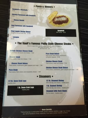 Menu photo 3 The Vault Pizza & Grill York, PA