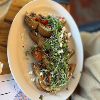 Redhead Bay Cafe - Mediterranean avocado toast - New American Near Me - Virginia Beach, Virginia