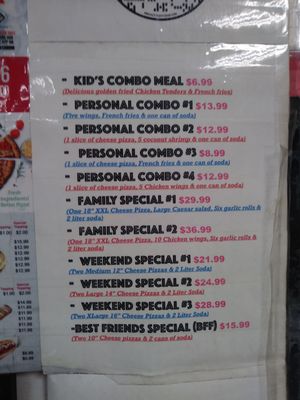 Menu photo 2 JoJo's Ny Style Pizza Hollywood, FL Menu photo 2 JoJo's Ny Style Pizza Hollywood, FL