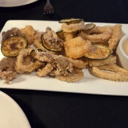 Grilled shrimp and Calamari