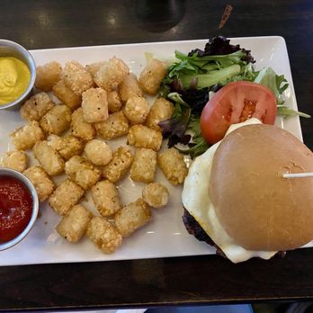 Old Ellsworth Brewing Company - The O.B. Burger w/cheese and tots - Breweries Near Me - Queen Creek, Arizona Old Ellsworth Brewing Company - The O.B. Burger w/cheese and tots - Breweries Near Me - Queen Creek, Arizona