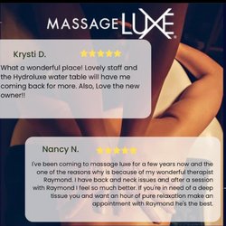MassageLuXe - We LOVE your Positive Reviews, Yelp family! Thank you!
