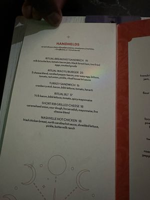 Menu photo 3 Ritual House Pittsburgh, PA