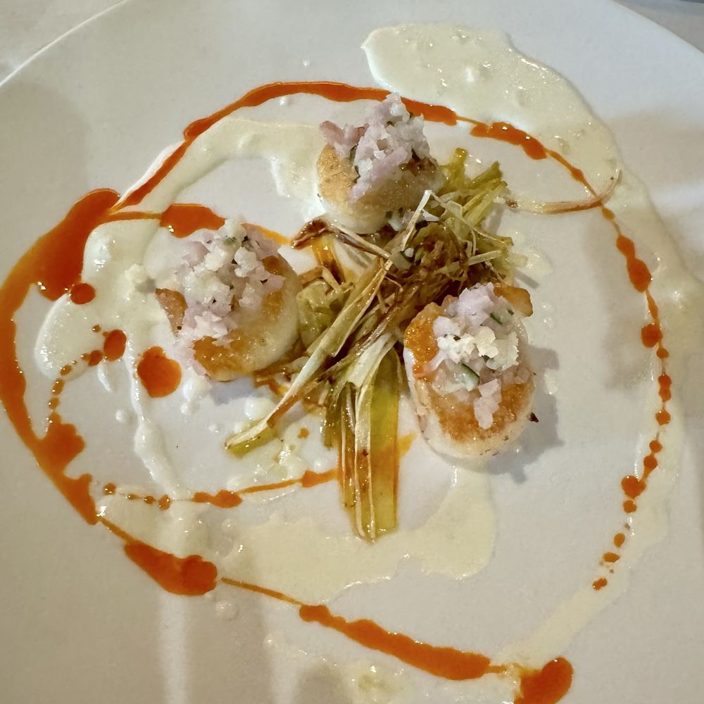 Scallop appetizer Scallop appetizer