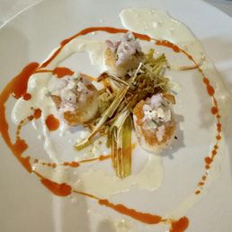 Scallop appetizer Scallop appetizer