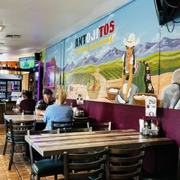 people sitting at tables