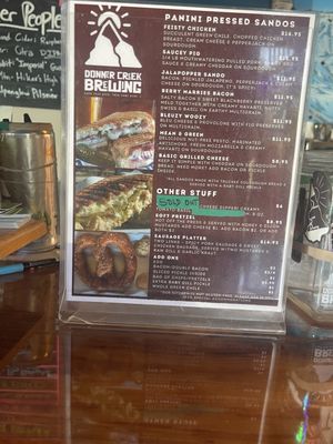 Menu photo 2 Donner Creek Brewing Truckee, CA