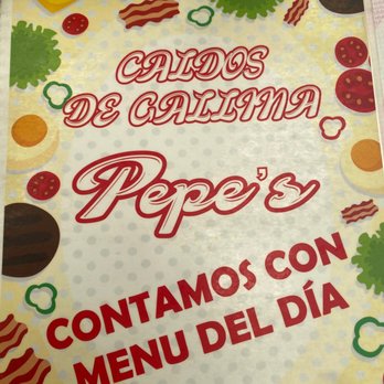 Pepe's - Menu cover - Mexican Near Me - Ciudad de Mexico, DIF
