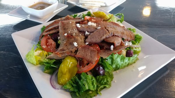 Photo of Euphoria XIX Grill - San Diego, CA, US. Gyro Salad