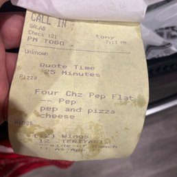 Order ticket