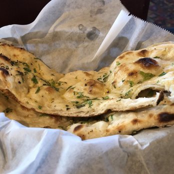 India Gate Restaurant - Garlic naan - Indian Near Me - Tustin, California