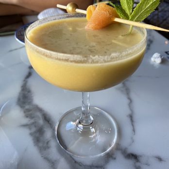 Kin Dee - Cocktail sticky mango rice - Thai Near Me - Houston, Texas Kin Dee - Cocktail sticky mango rice - Thai Near Me - Houston, Texas