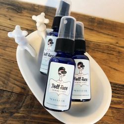Doll Face Skincare Studio carries their own customized Skincare line.