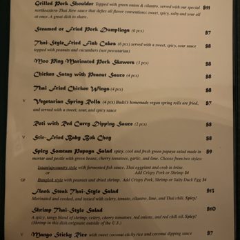 Budsi's Authentic Thai - Menu June 22, 2024 - Thai Near Me - New Orleans, Louisiana Budsi's Authentic Thai - Menu June 22, 2024 - Thai Near Me - New Orleans, Louisiana