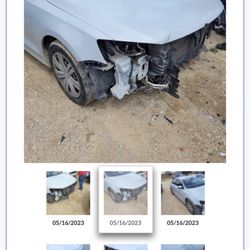 Keller Haslet Collision Center - Damages to a 2017 Jetta