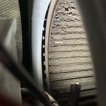 Air Systems And Controls - Example of a dirty blower wheel. - Heating & Air Conditioning/HVAC Near Me