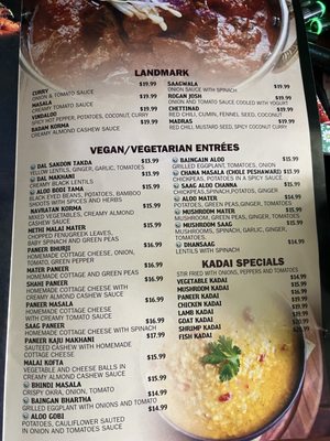 Menu photo 2 Sakoon Indian Fusion Restaurant Baltimore, MD