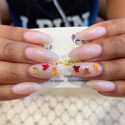 Blue Nail & Spa - UV gel fill in best gel nail Newtown CT 06470