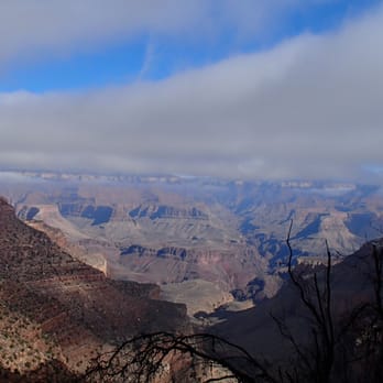 Bright Angel Trail - The View the entire way down - Hiking Near Me