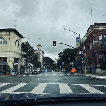 Downtown San Luis Obispo! Rainy day