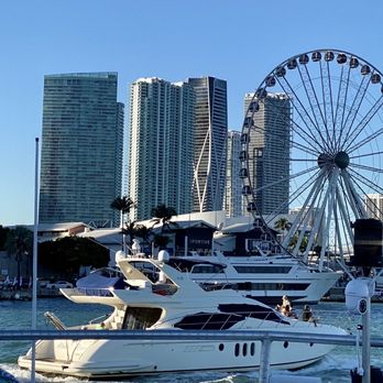 Skyviews Miami Observation Wheel - View of wheel from afar - Amusement Parks Near Me - Miami, Florida