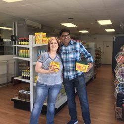 Mabuhay Asian Store - Grateful for co-workers, Angela & Dr.B's visit!