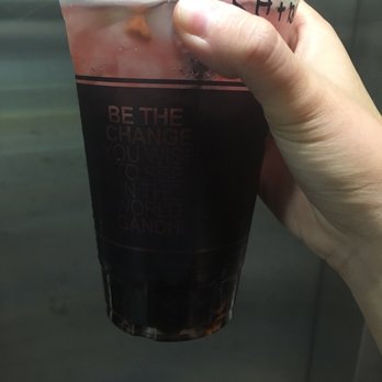7 Leaves Cafe - Strawberry Hibiscus with Boba - Coffee & Tea Near Me - Alhambra, California