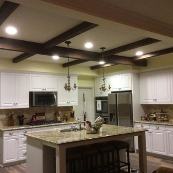 Handyman Temecula Valley - Wood beams installed in kitchen - Handyman Near Me
