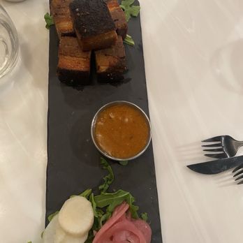 Carinas at the Clocktower - Pork belly Yumm - French Near Me - Wasilla, Alaska Carinas at the Clocktower - Pork belly Yumm - French Near Me - Wasilla, Alaska