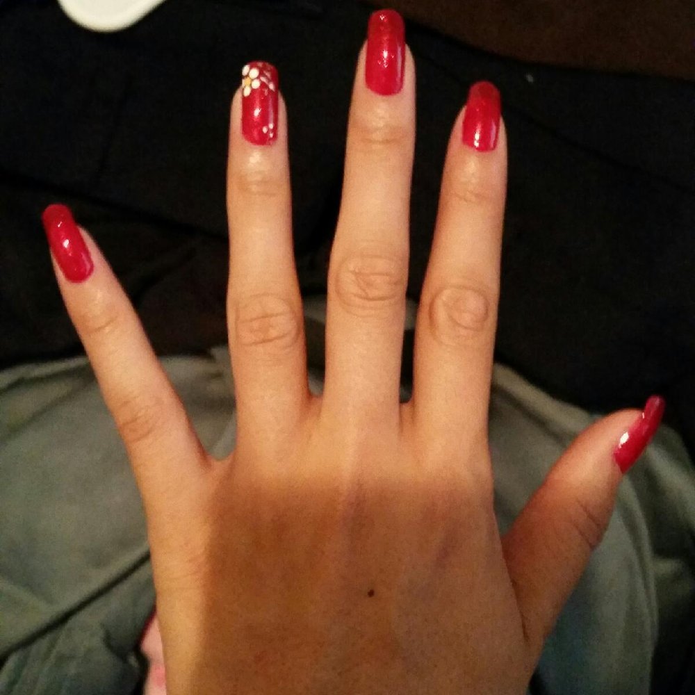 Perfect Nails - My other girlfriend's shellac with design. - Nail Salons Near Me - Redwood City, California Perfect Nails - My other girlfriend's shellac with design. - Nail Salons Near Me - Redwood City, California