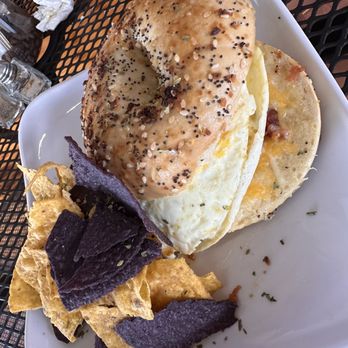 Coffee at the View - Bacon and egg bagel - Breakfast & Brunch Near Me - Río Grande, Puerto Rico Coffee at the View - Bacon and egg bagel - Breakfast & Brunch Near Me - Río Grande, Puerto Rico