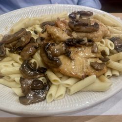 Chicken Marsala with penne