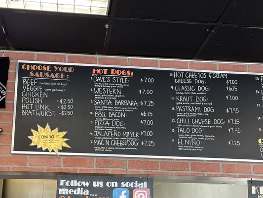 Menu photo 6 Dave's Dogs Grill Santa Barbara, CA