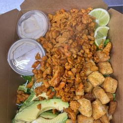 Yolanda's Tamales - Caesar salad with pollo asado