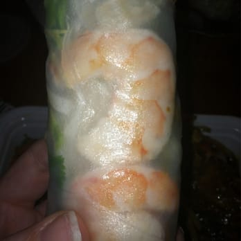 Forest Thai Cuisine - Summer roll! Two good sized shrimps with a yummy sauce! - Thai Near Me - Staten Island, New York Forest Thai Cuisine - Summer roll! Two good sized shrimps with a yummy sauce! - Thai Near Me - Staten Island, New York
