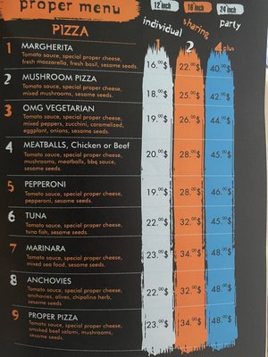 Menu photo 6 Proper Pizza Chicago Chicago, IL