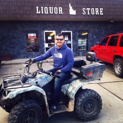 Liquor Store - In St. Marie's you can even ride the 4-wheeler to get your booze
