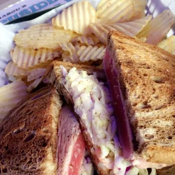 Ichabod's Bar & Grille - Reuben w/ ahi tuna instead of mahi - Bars Near Me - Indialantic, Florida Ichabod's Bar & Grille - Reuben w/ ahi tuna instead of mahi - Bars Near Me - Indialantic, Florida
