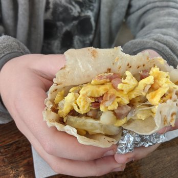 Best Coast Burritos - breakfast burrito with bacon - Mexican Near Me - Emeryville, California Best Coast Burritos - breakfast burrito with bacon - Mexican Near Me - Emeryville, California