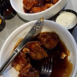 Wings and Rings - No need for extra sauce here !!