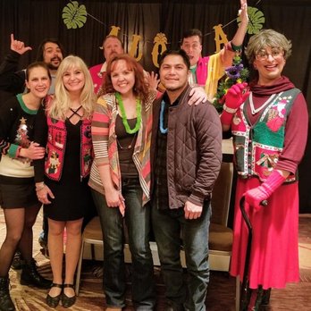 Foul Play Cafe - Us among with the cast of "This Holiday is about to get ugly" - Performing Arts Near Me - Albuquerque, New Mexico