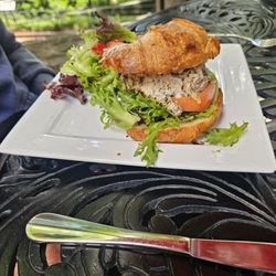 Passerelle Bistro - Chicken salad on a croissant