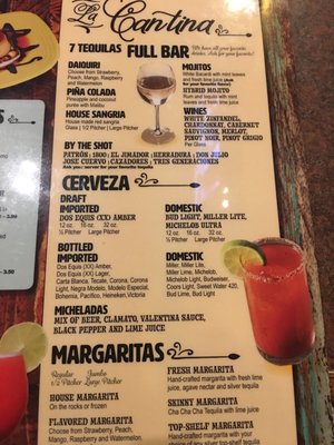 Menu photo 4 7 Tequilas Mexican Restaurant Canton, GA