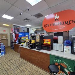 Los Hachones - Located inside the gas station. Don't let that stop you though. They seem to be very popular, as I'm waiting for my lunch