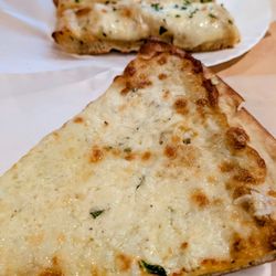 Gino's of Lindenhurst Pizzeria & Restaurant - White slice & cheesy garlic bread ~ 2.17.26