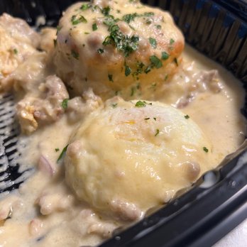 Mother's - Biscuits and Gravy Plate - American Near Me - Tampa, Florida Mother's - Biscuits and Gravy Plate - American Near Me - Tampa, Florida
