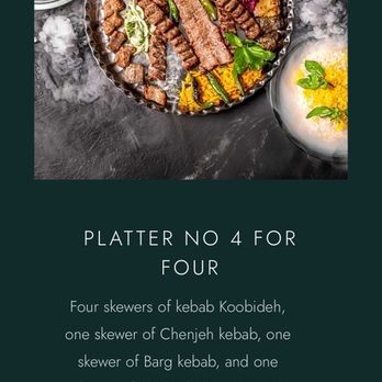 Chef Reza - Menu as of March 2025 - Persian/Iranian Near Me - Richmond Hill, Ontario